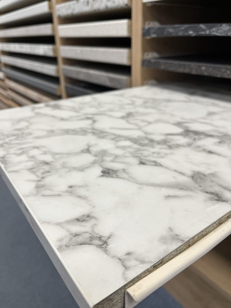 Duropal Carrara Marble (20mm Square Edged Laminate) – Llandaff ...